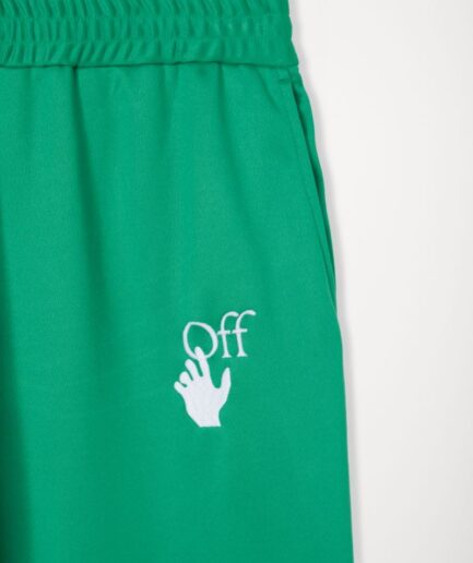 Off-White Hand Off Slim Pant Green2