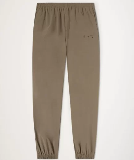 Off-White Ow Logo Casual Pant Brown2
