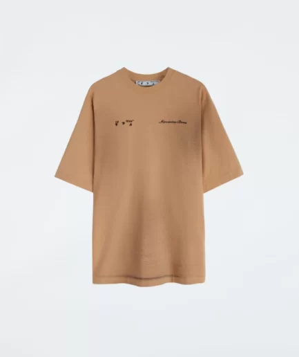 Off White PProject Maybach T-shirt Brown1