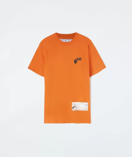 Off White Teenage Engineering T-shirt Orange1