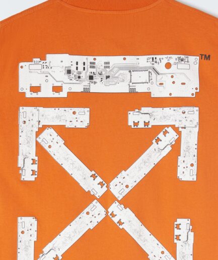 Off White Teenage Engineering T-shirt Orange2
