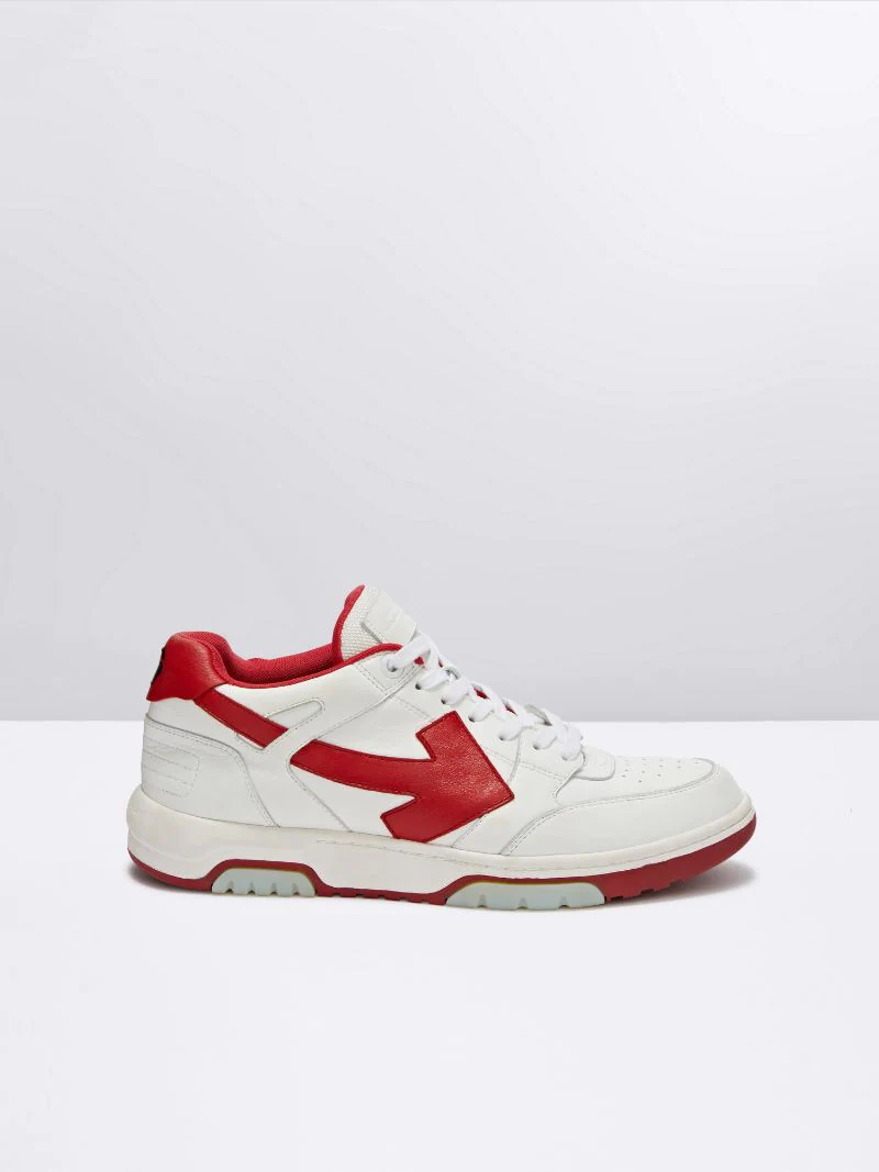 Off-white Out Of Office Shoes Light Blue With Red Arrow1