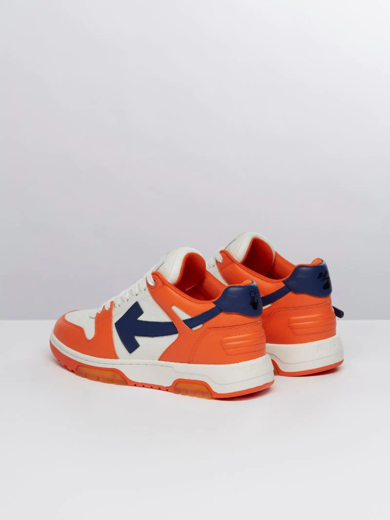 Off-white Out Of Office Shoes White And Orange With Blue Arrow3