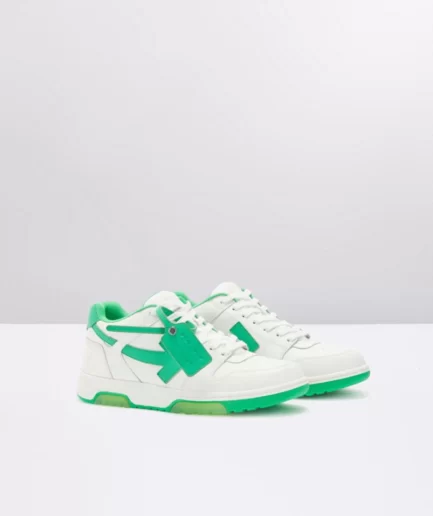 Off-white Out Of Office Shoes White With Green Arrow2