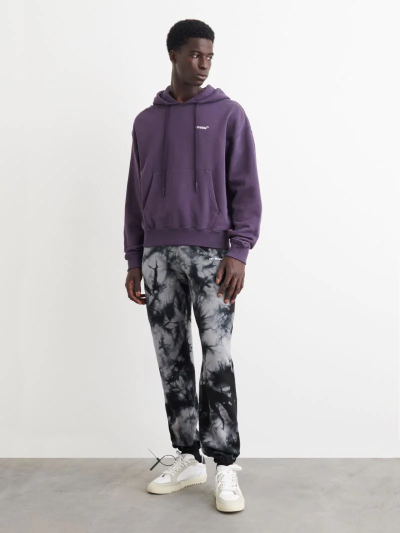 off White Caravaggio Crowning Over Hoodie purple1